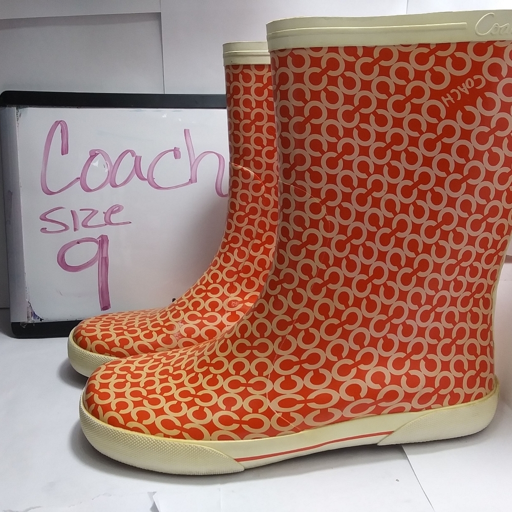 Coach rainboots